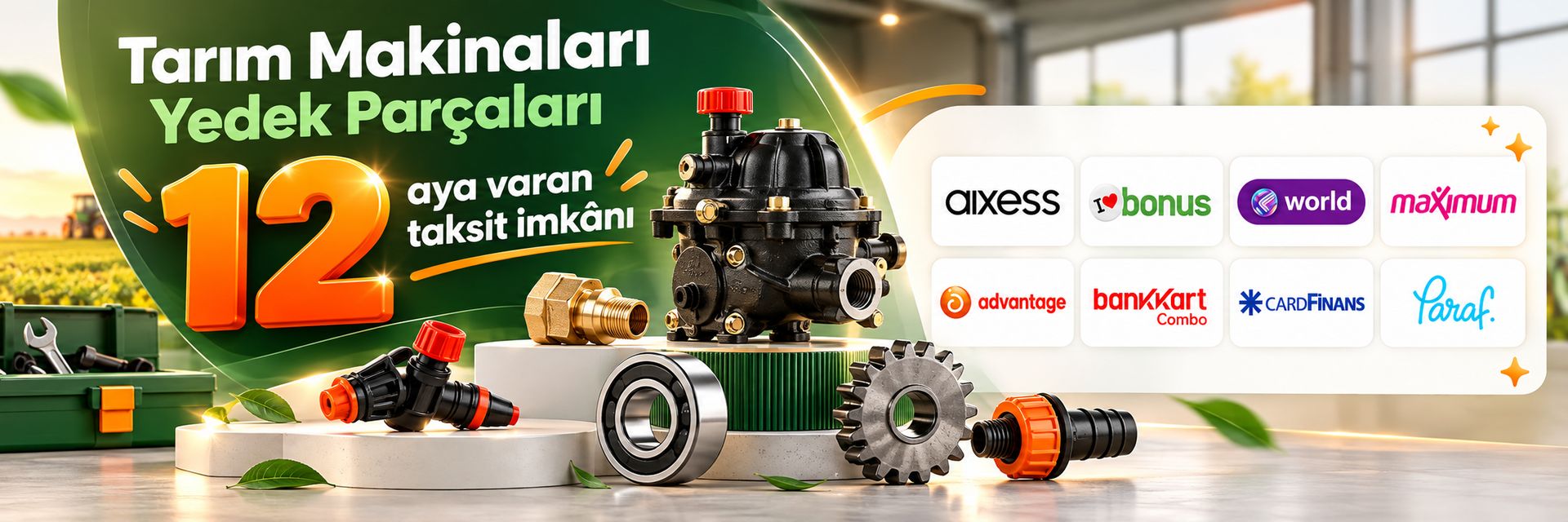 12 Aya Varan Taksit İmkânı