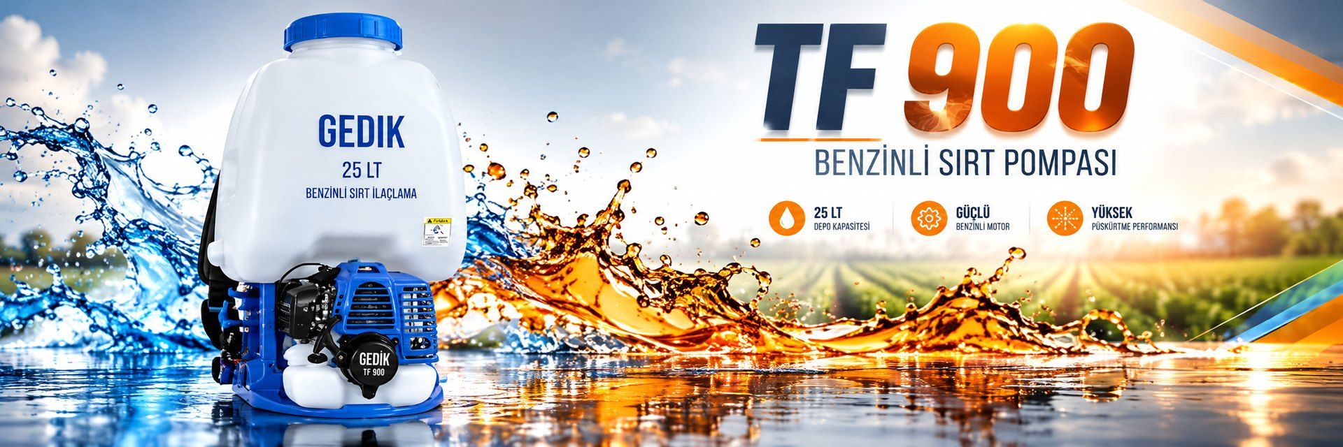 TF 900 Benzinli Sırt Pompası