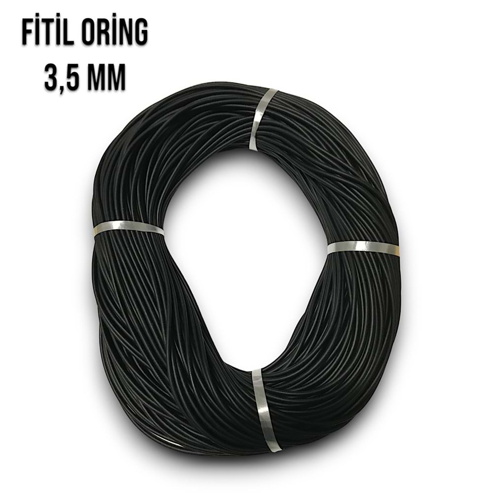 ORİNG 3.5 MM FİTİL ( 10 METRE )